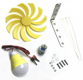 QINIZX small wind turbine with fan blades for hands on wind power learning