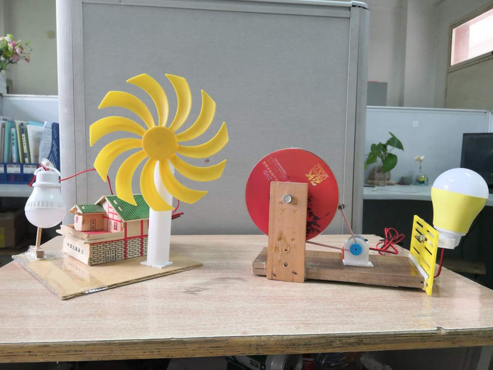 QINIZX DIY wind power demo set for classroom and hobby projects
