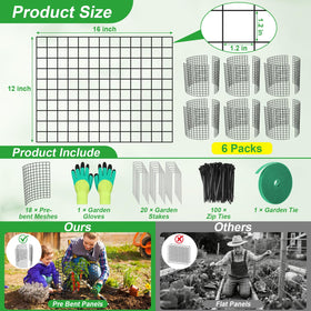 Qinzave 18-panel mesh set enables quick, tool-free assembly for instant protection.