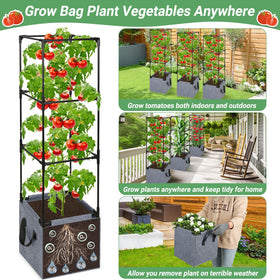 Qinzave tomato clips and ties help secure vines for neat growth
