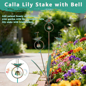 Anti-rust metal finish on the Qipade garden stake for lasting color
