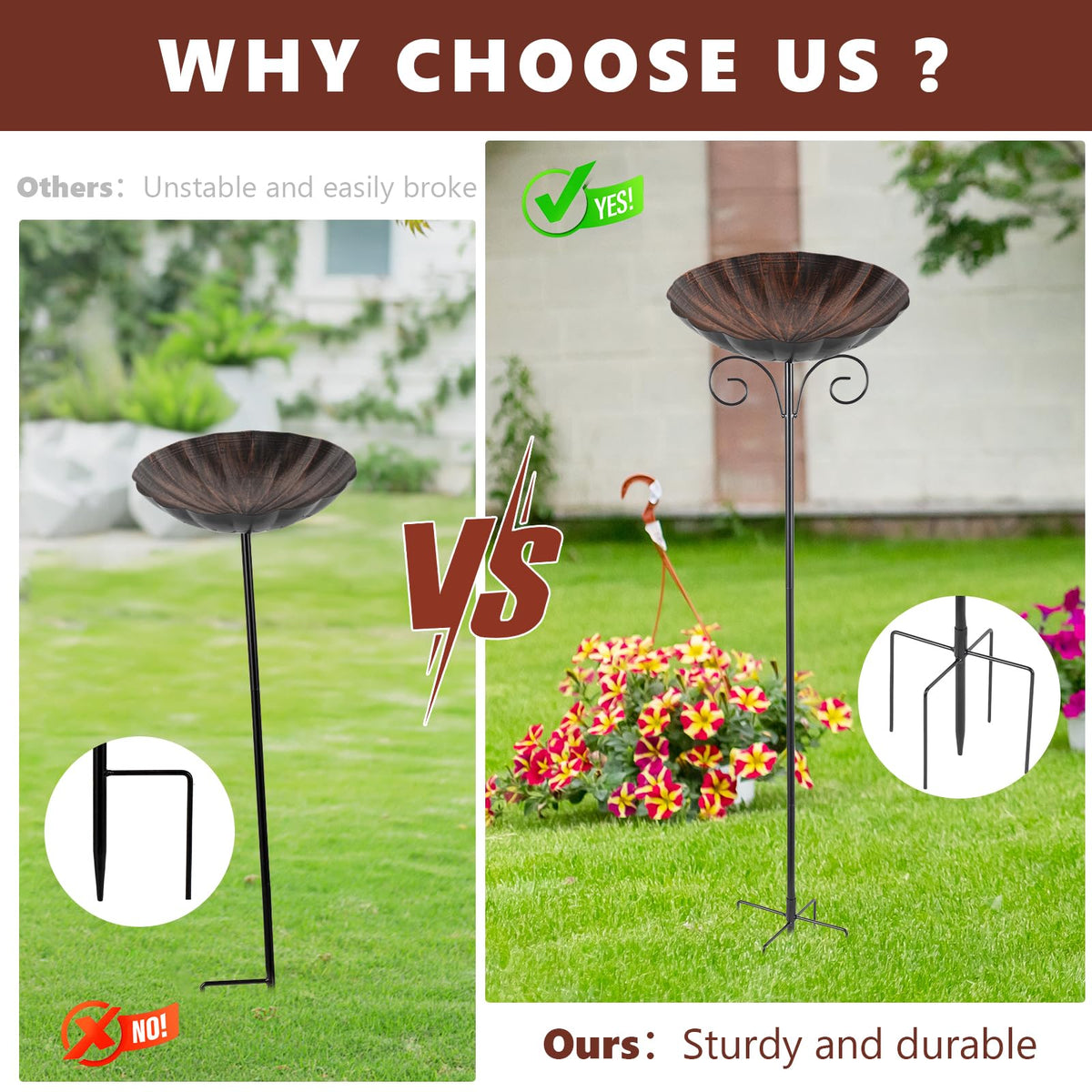 Qipade bird-watching friendly garden for relaxing outdoor moments