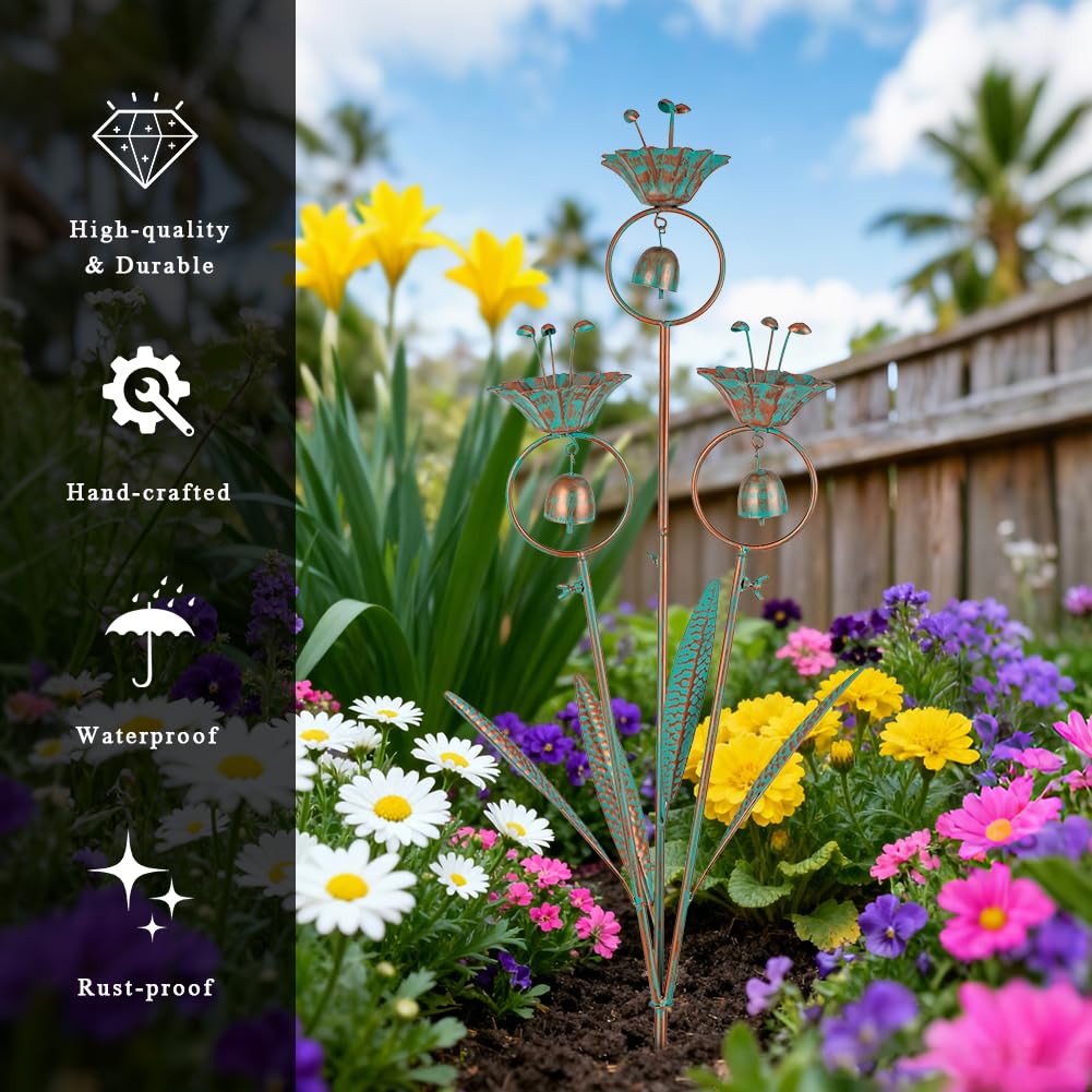 Qipade lawn installation showcases tool-free setup for quick decor.