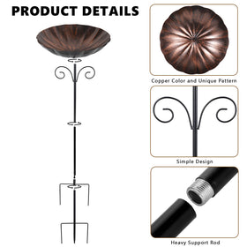 Qipade outdoor bird feeder option for seeds to attract feathered visitors