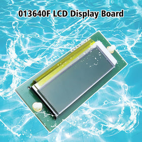 QIQIBABA Raypak heater with new LCD display installed, front view.