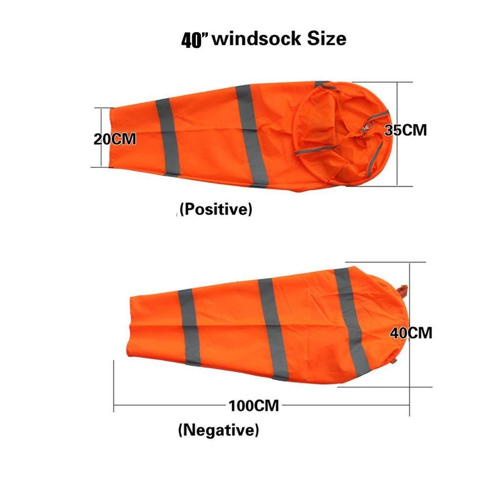 Qishi windsock bag shown ready for easy outdoor installation and setup.