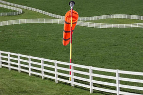 Qishi windsock designed for meteorology and industrial outdoor use with durable material.