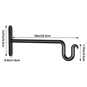 Qiuzido plant hook 20lb capacity supports ferns and lanterns.