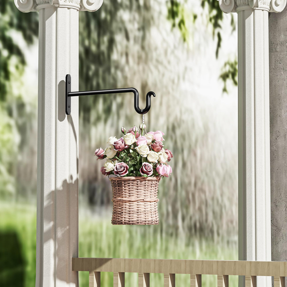 Qiuzido sturdy metal hook polished finish for everyday use.