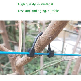 QIXIN vine fastener on steel wire during easy install.