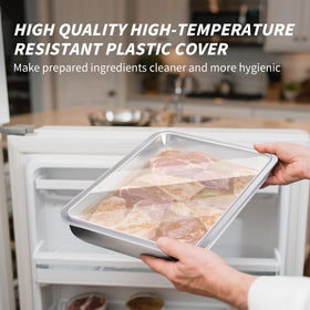 QIZHENXX stackable trays – easy storage when not in use