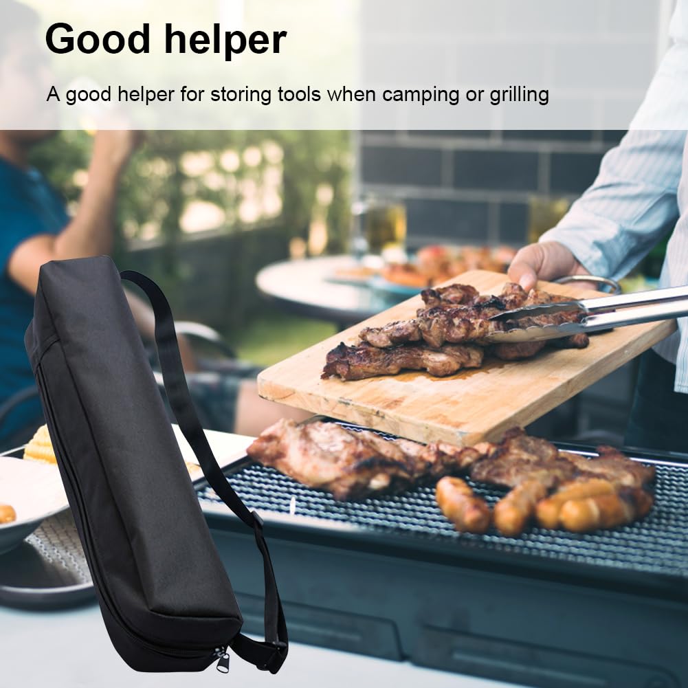 QKDS grill storage bag is versatile for storing multiple tools and accessories.