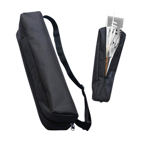 QKDS grill storage bag in thick oxford cloth protects tools from stains.