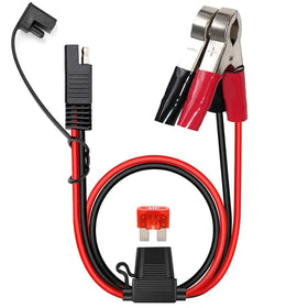 QKUDNGHY SAE battery connector with alligator clips for secure on-the-go power