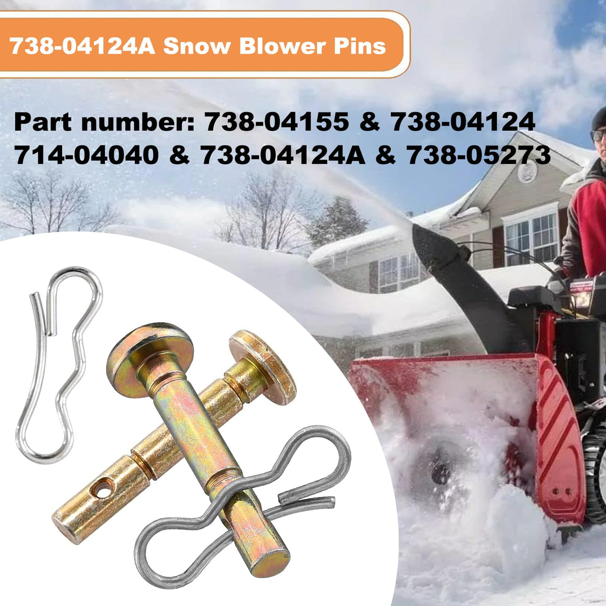 Qloby compatibility guide pins fit MTD and Craftsman models