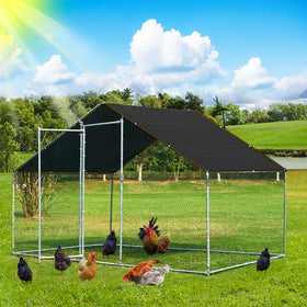 QLOFEI shade cloth for kennel or chicken coop with ventilation.