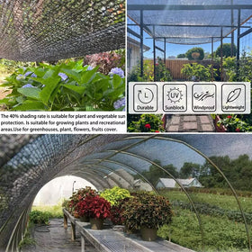 QLOFEI shade cloth for chicken coop reduces sun exposure and glare.