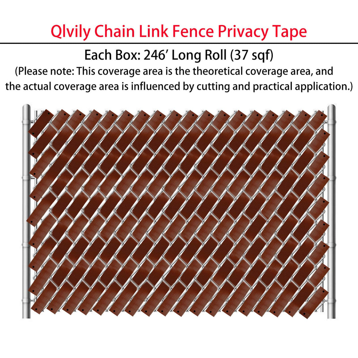 Qlvily puncher included helps install the privacy slats quickly