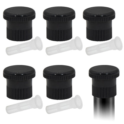 Qmagic spray shut off nozzle with black cap for Hunter Pro PS Ultra heads enhances water control.