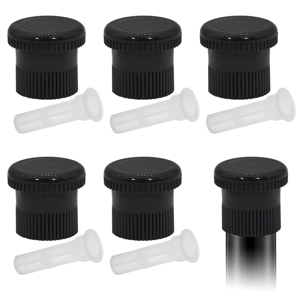 Qmagic spray shut off nozzle with black cap for Hunter Pro PS Ultra heads enhances water control.