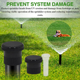 Qmagic spray shut off nozzle kit provides spare parts for multiple irrigation zones.