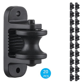 QMARK durable black insulator 07 blends with fence aesthetics and function