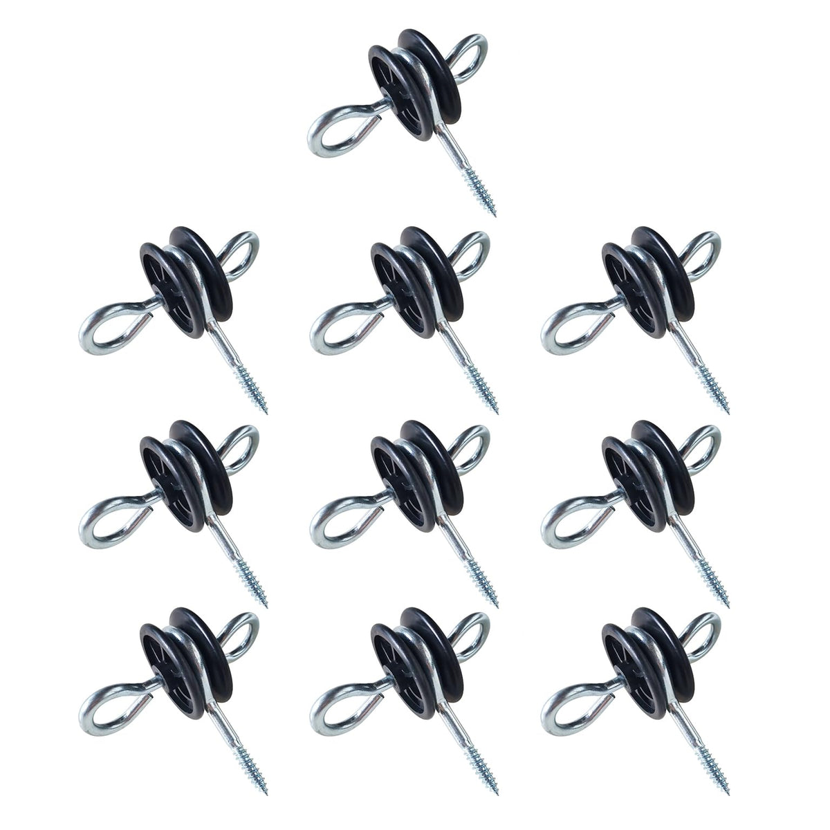 QMARK electric fence wood post anchors secure posts for durable outdoor fencing