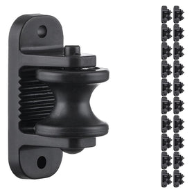 QMARK electric fence wood post insulator 01 keeps wire safely away from posts