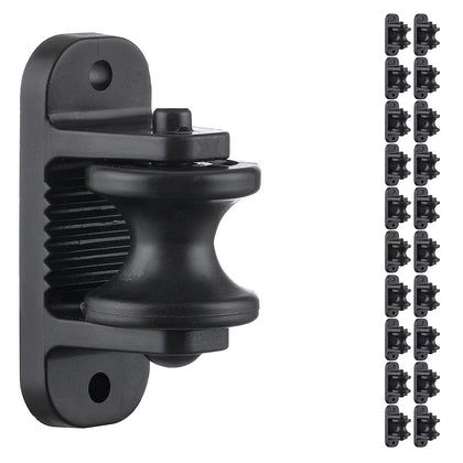 QMARK electric fence wood post insulator 01 keeps wire safely away from posts