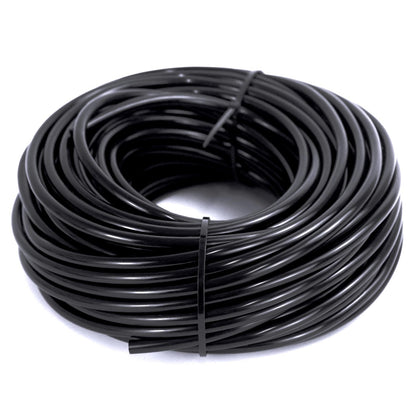 QMET 100ft 1-4in drip tubing ready for long irrigation runs.