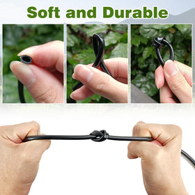 QMET tubing soft and pliable for tight bends and fittings.