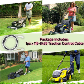 QMTCYXGS Compatibility list; Toro models supported for 115-8435 cable