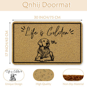 Qnhij gift-worthy welcome mat ideal for housewarmings or holidays.