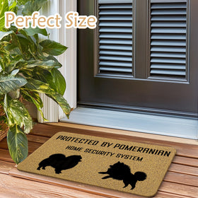 Qnhij mat with non-slip backing stays securely in place on busy surfaces.