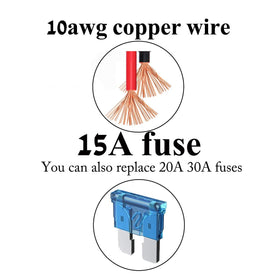 QOFOWIN 10AWG extension cable delivering reliable power.