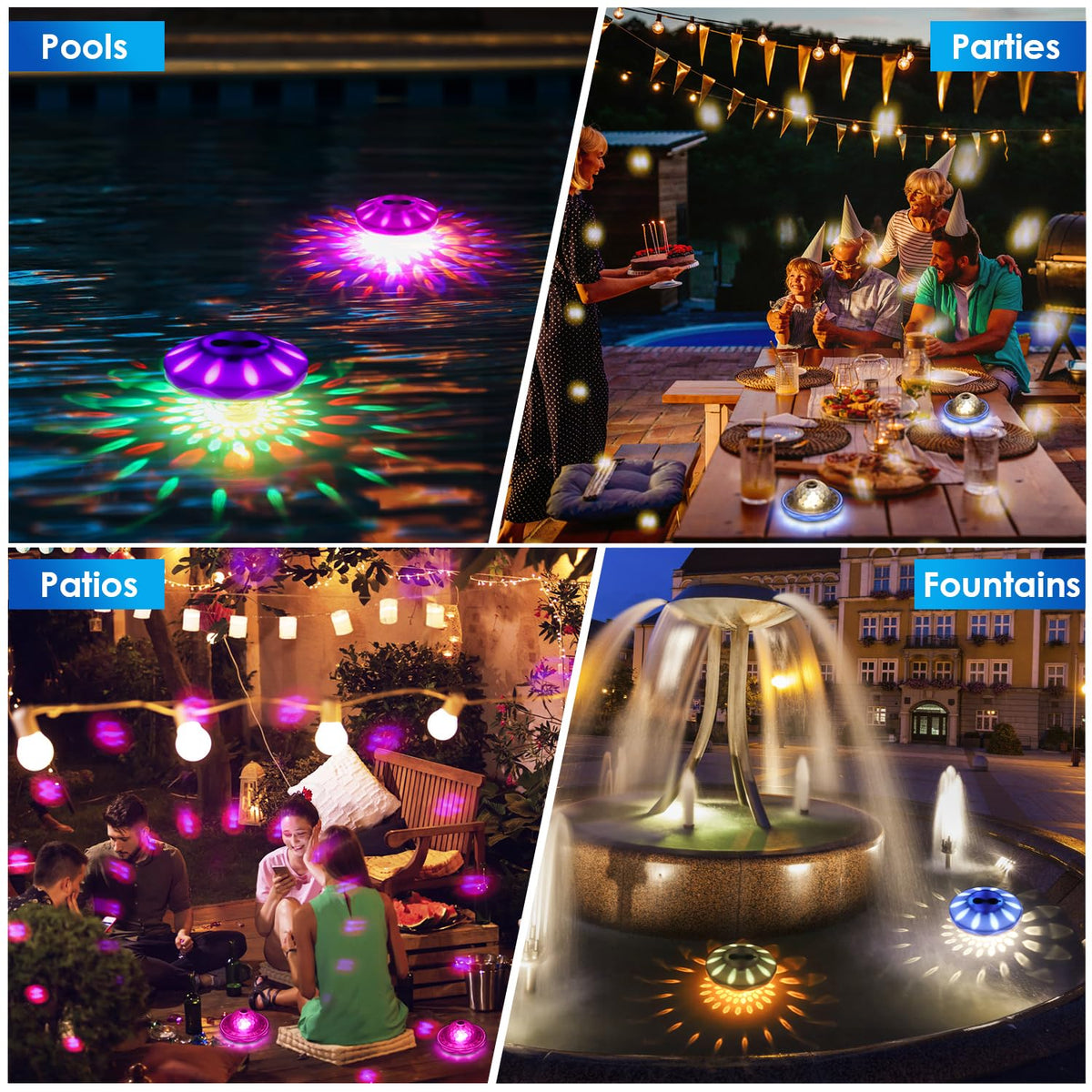 QOLNBY versatile decoration option for pools and outdoor events