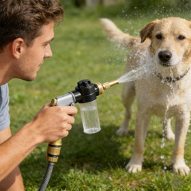 QonSaSiao pet bathing flow control for comfortable washing