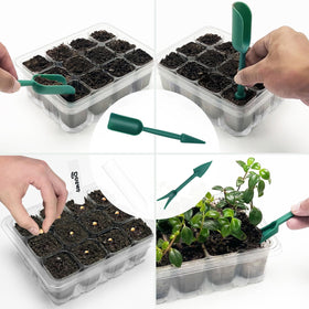 Qoolife greenhouse propagator station enables efficient home seed starting
