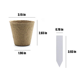 QPEY plant labels included for easy labeling and seedling tracking.