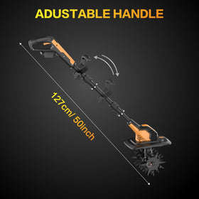 Qrachic 3-in-1 tiller utility supports soil prep, cultivation, and aeration.