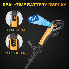 Qrachic cordless operation enables flexible garden work without cords.