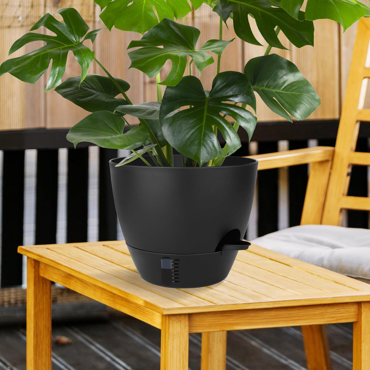 QRRICA 9-inch planter compact option for small spaces with style.
