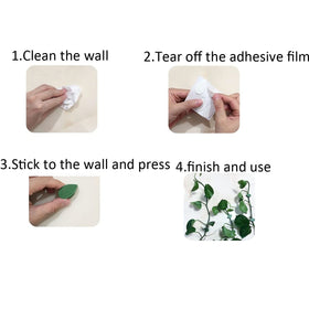 QRWT ABS wall fixing clip blends with decor and organizes wires