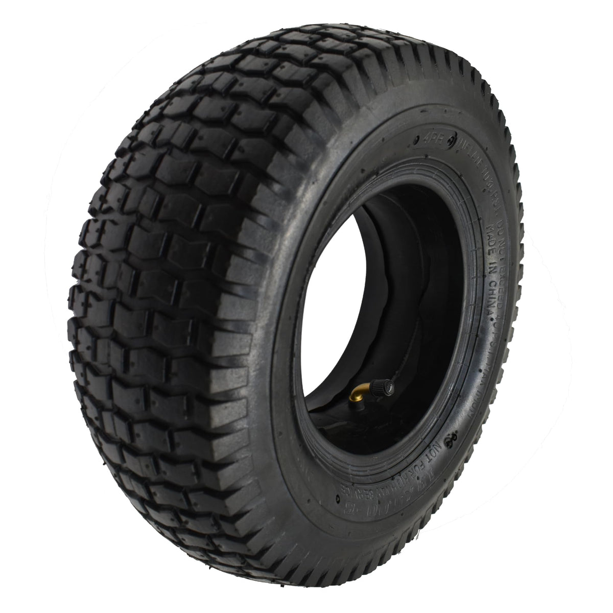 QsEzDo 13x5-6 tire side view for rugged outdoor use.