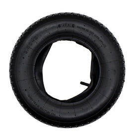 QsEzDo 3.50-8 tire side view showing 4PR construction for durability