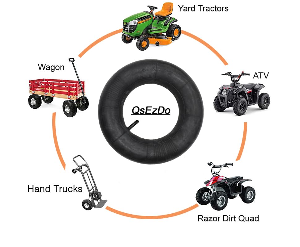 QsEzDo dual-wheel use on yard carts demonstrates versatility