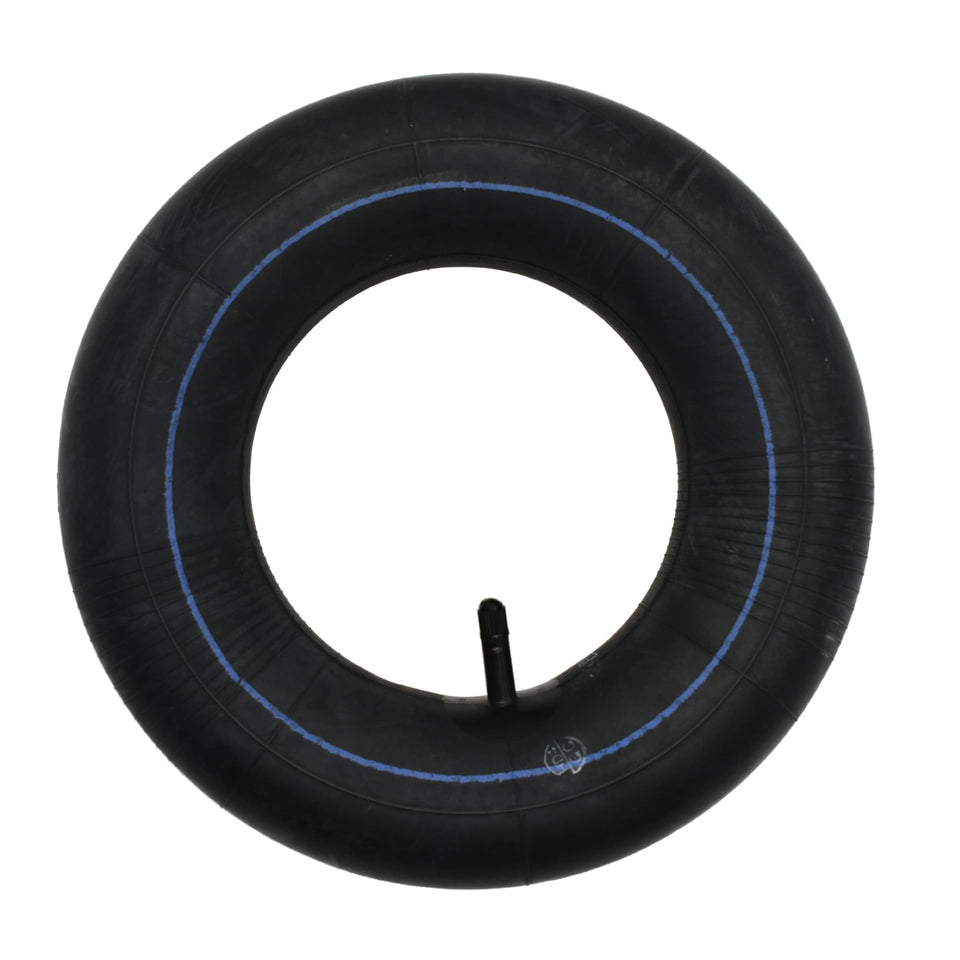 QsEzDo inner tube with straight valve for 4.10/3.50-6 tires, ideal for lawn gear.