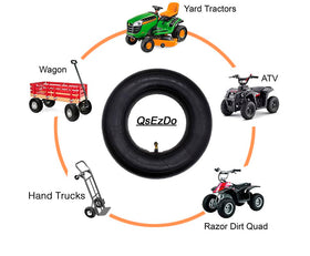 QsEzDo replacement tube on a hand truck, keeps work moving after a puncture.