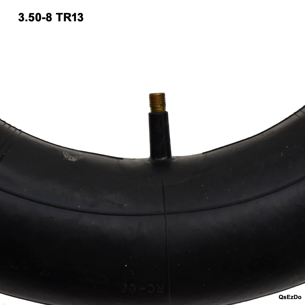 QsEzDo tire on wheelbarrow in use illustrating garden cart compatibility