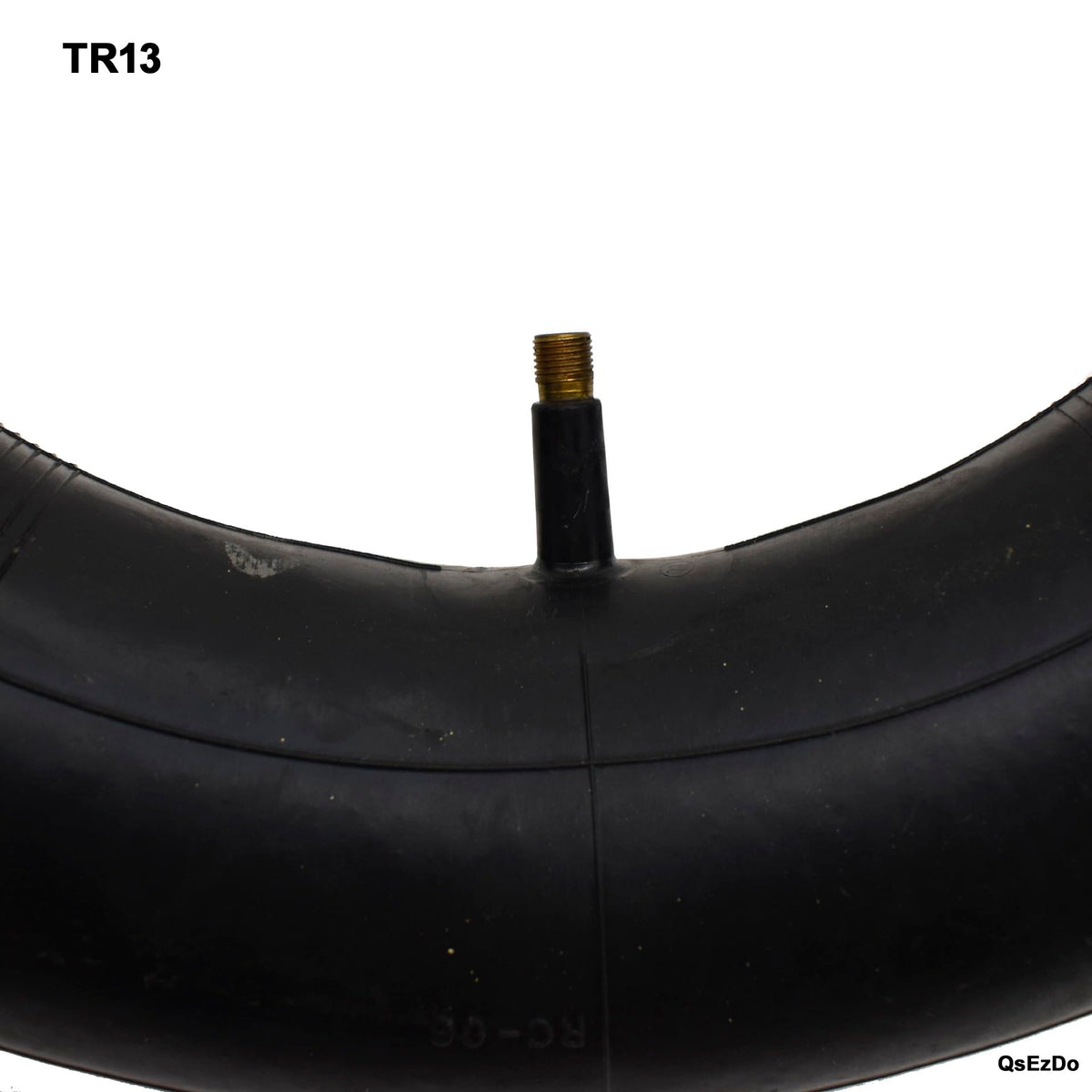 QsEzDo inner-tube in wheelbarrow-mower setup, quick repair for on-site projects.